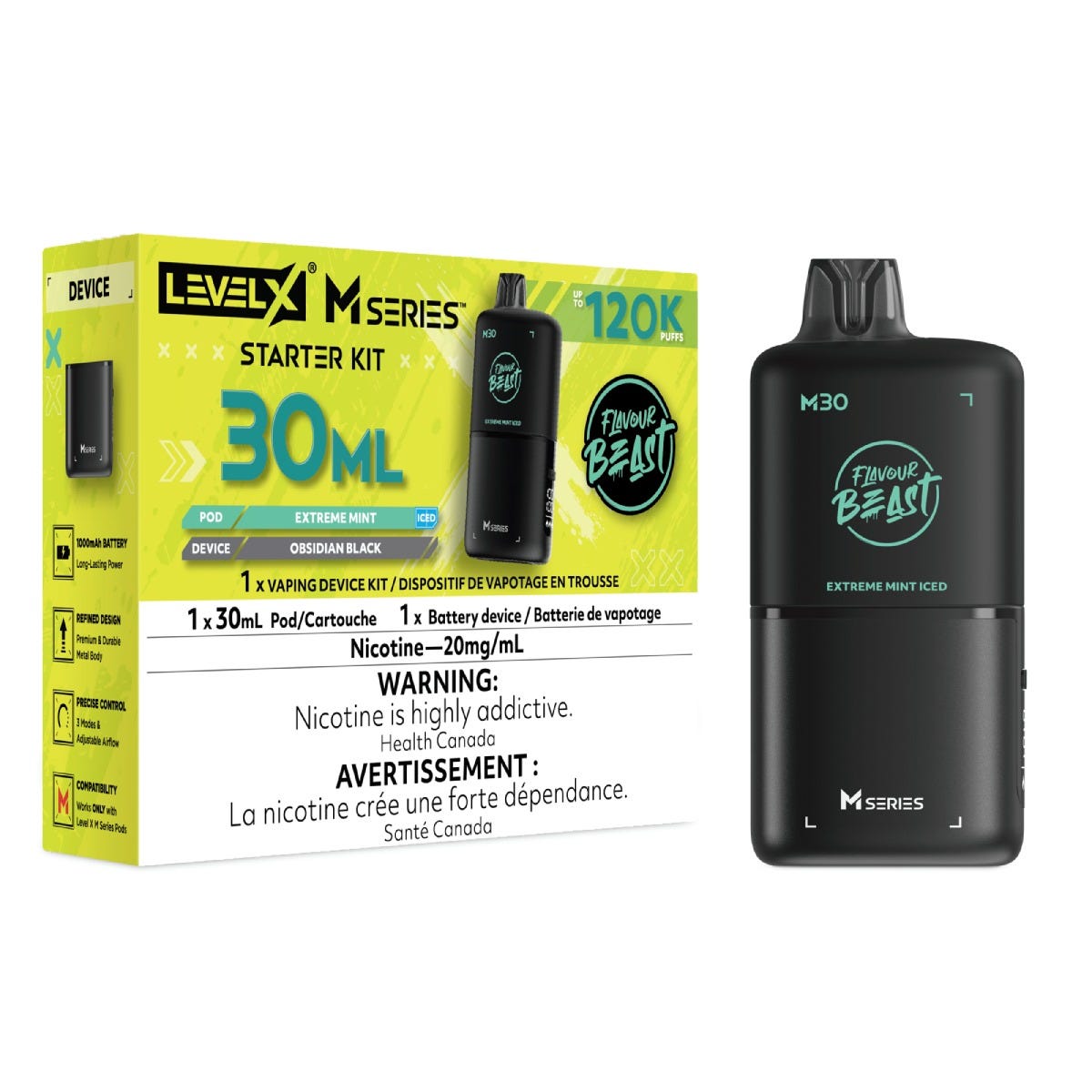 Level X Flavour Beast M Series Starter Kit - 30ml